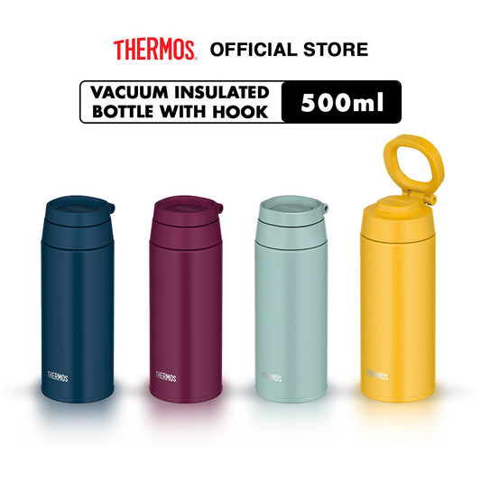 Thermos Vacuum Insulated Bottle with Hook - 500ml