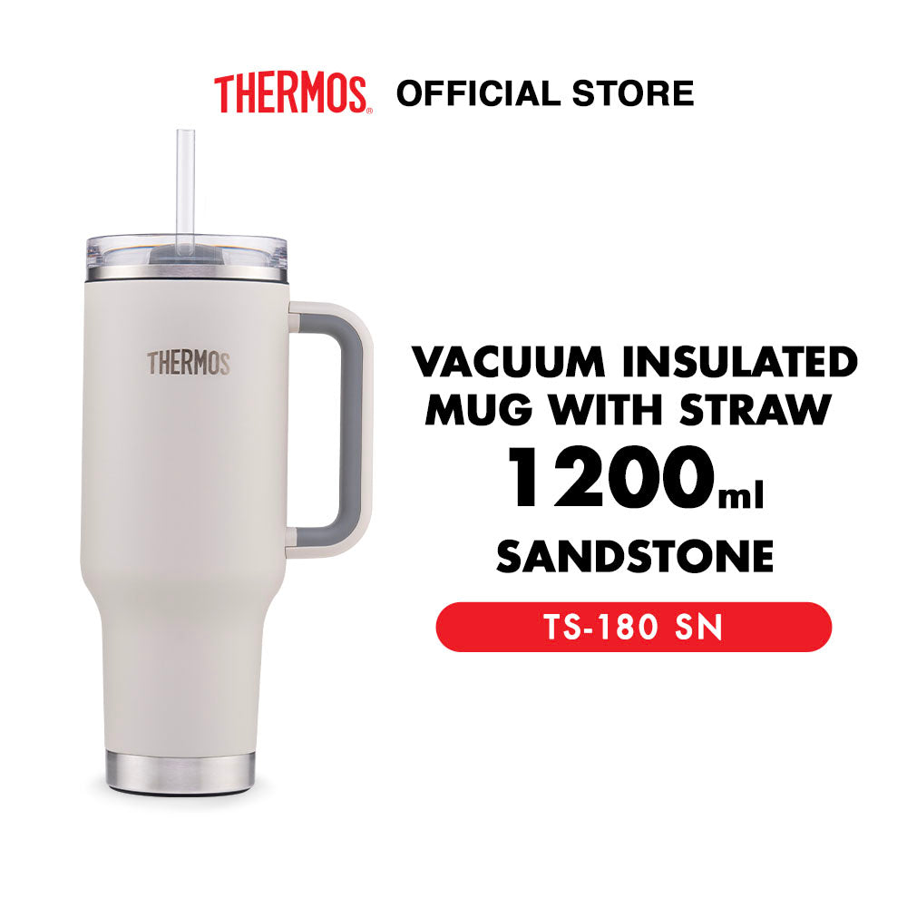 Thermos Vacuum Insulated Mug With Straw