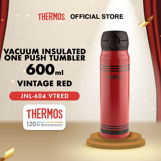 Vacuum Insulated One Push Tumbler 600ml - Vintage Red