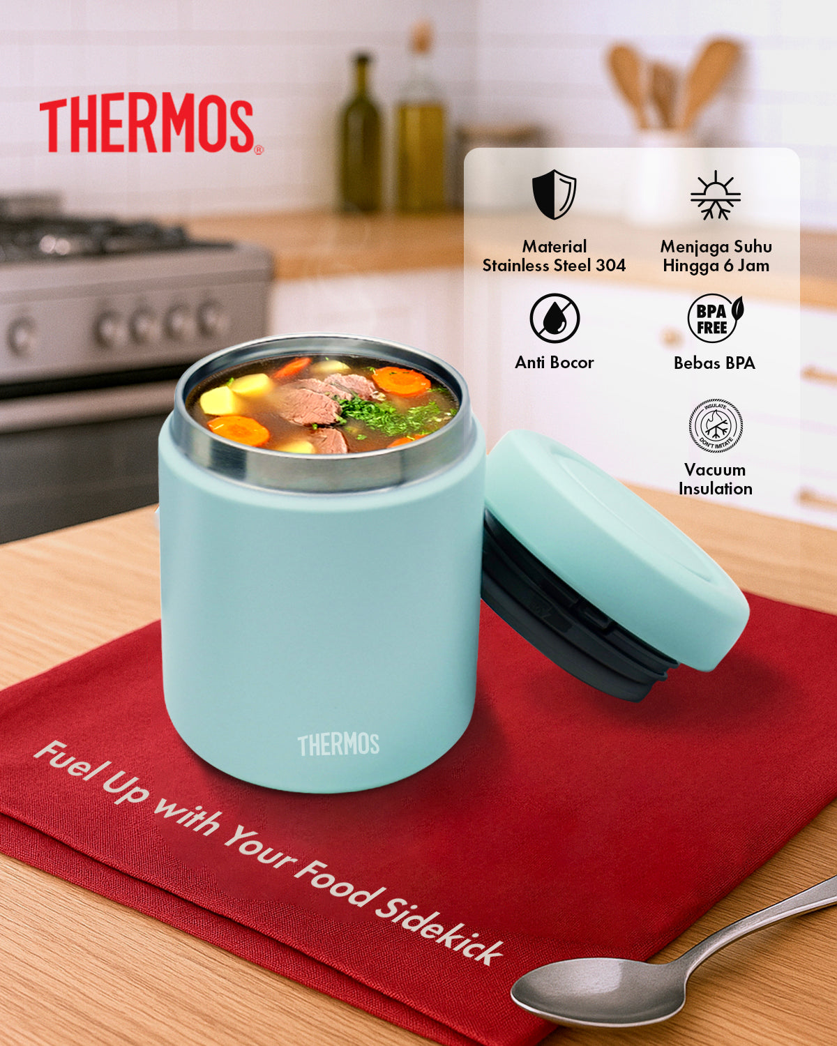 [HOT PRODUCT] Thermos Vacuum Insulated Food Jar 400ml
