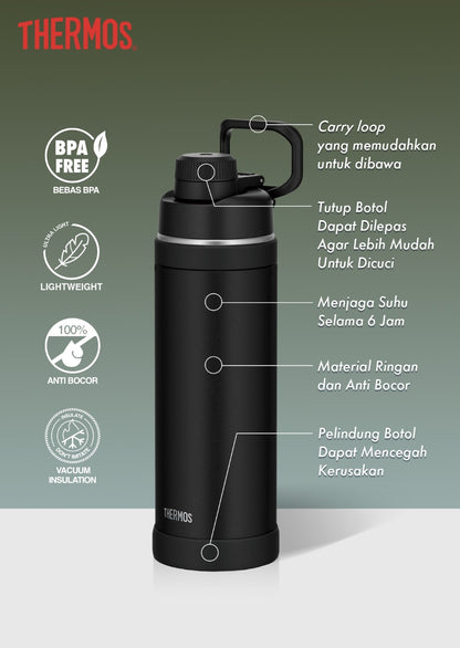 Thermos Vacuum Insulated Sports Bottle 750ml - 1000ml