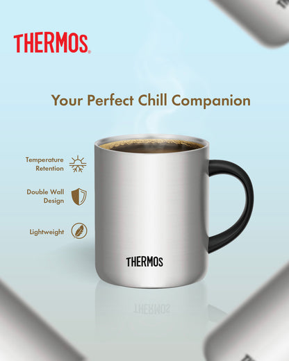 Thermos Vacuum Insulated Mug with Lid - 350 ml (JDG-350)