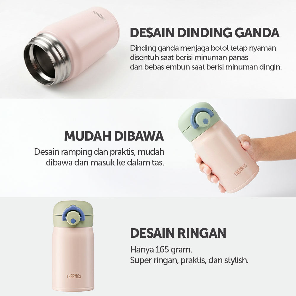 [NEW LAUNCH] Thermos Vacuum Insulated One Push Tumbler 250ml