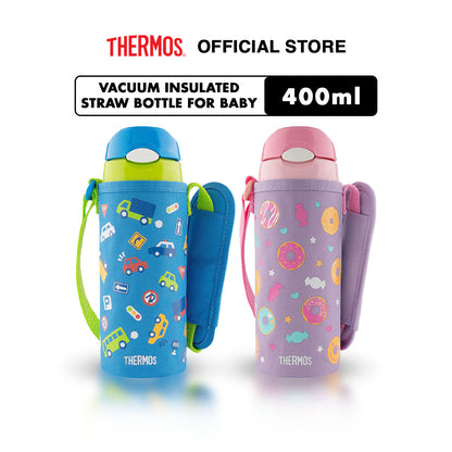 Thermos Vacuum Insulated Straw Bottle for Baby 400ml