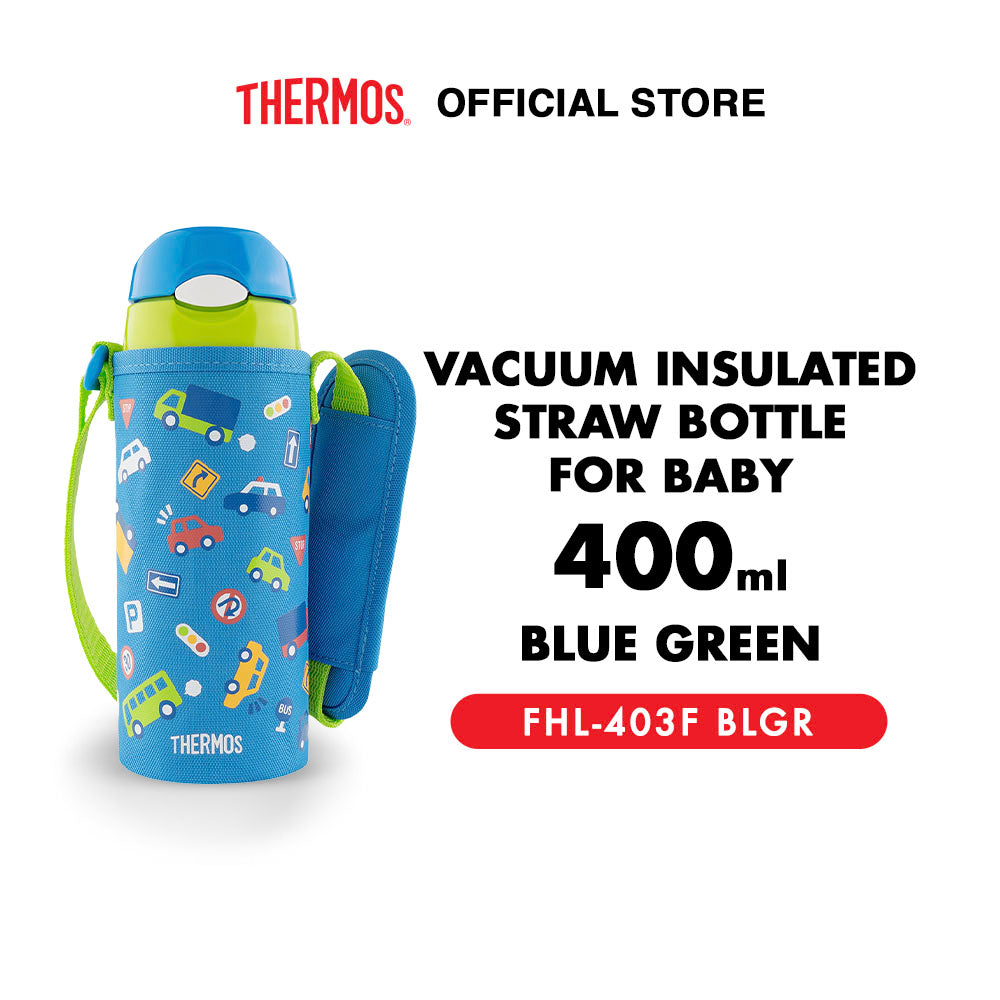 Thermos Vacuum Insulated Straw Bottle for Baby 400ml
