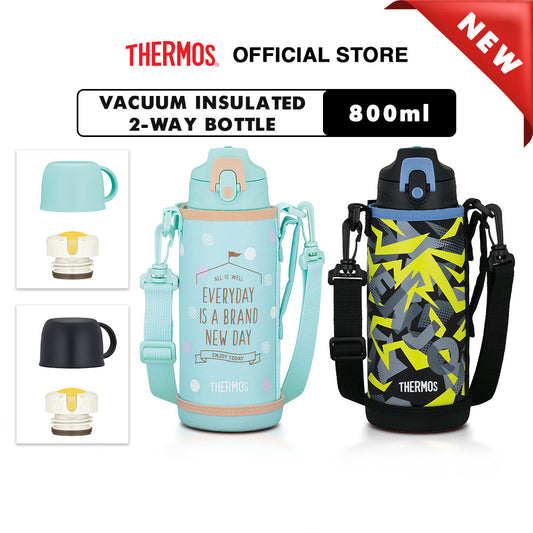 Thermos Vacumm Insulated 2 Way Kids Bottle 800ml