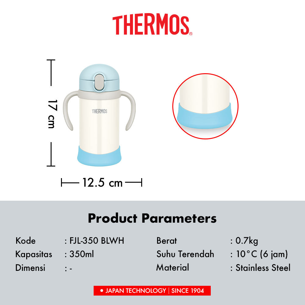 Vacuum Insulated Straw Bottle for Baby 350ml