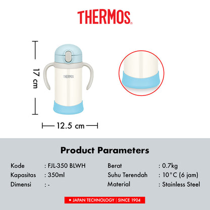 Vacuum Insulated Straw Bottle for Baby 350ml