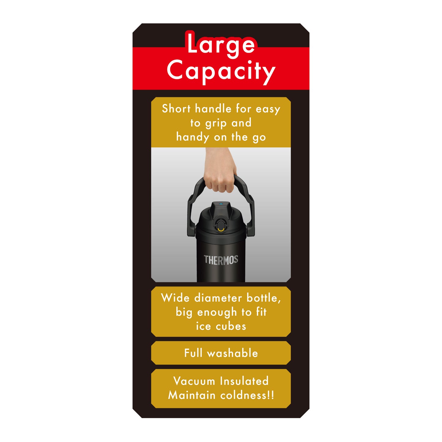 Thermos Vacuum Insulated Sport Jug 2000-2500ml