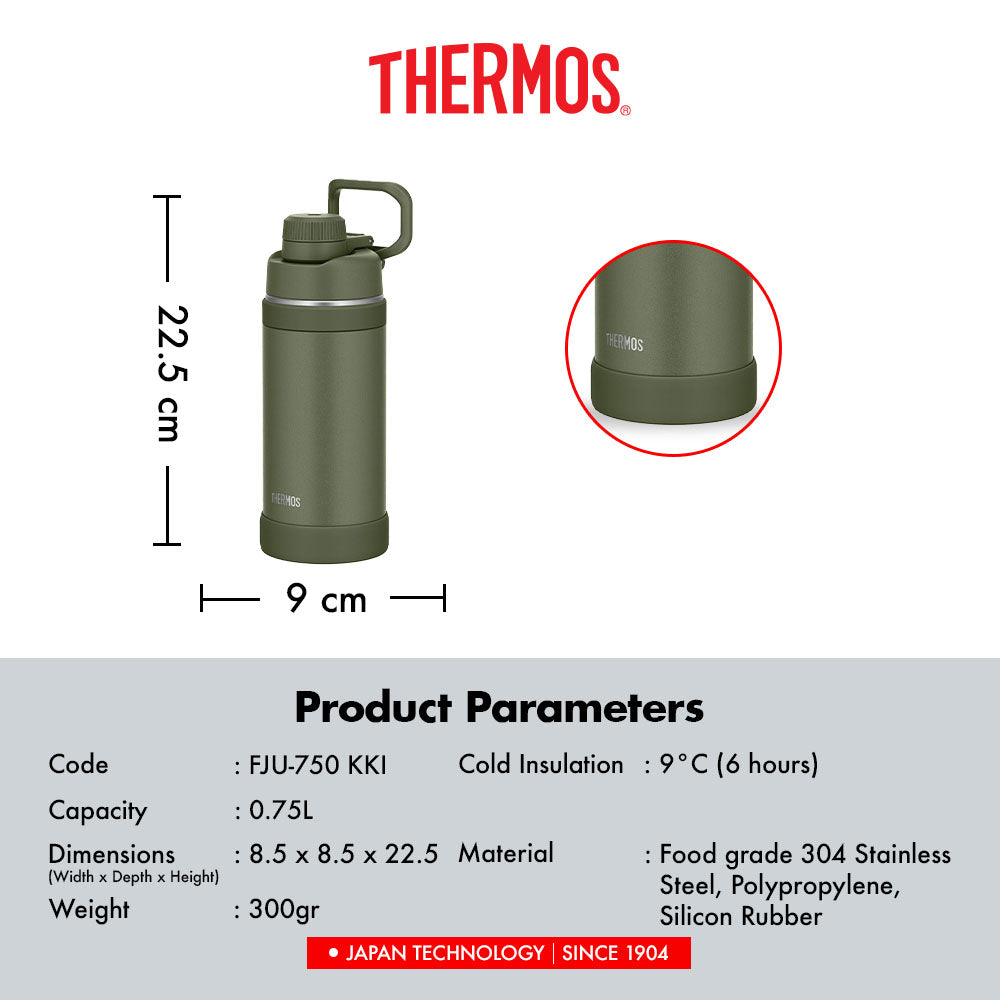 Thermos Vacuum Insulated Sports Bottle 750ml - 1000ml