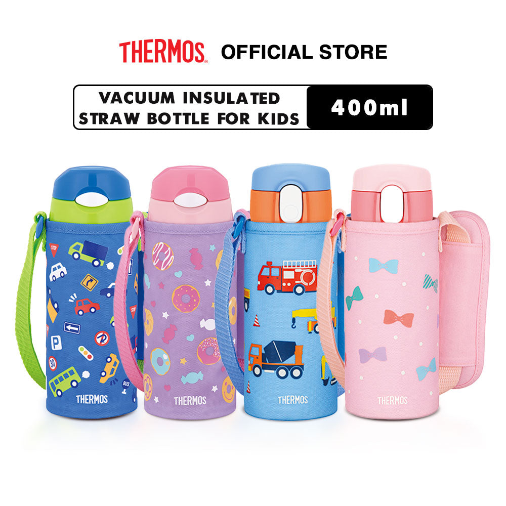 [BEST SELLER] Thermos Vacuum Insulated Straw Bottle for Baby 400ml