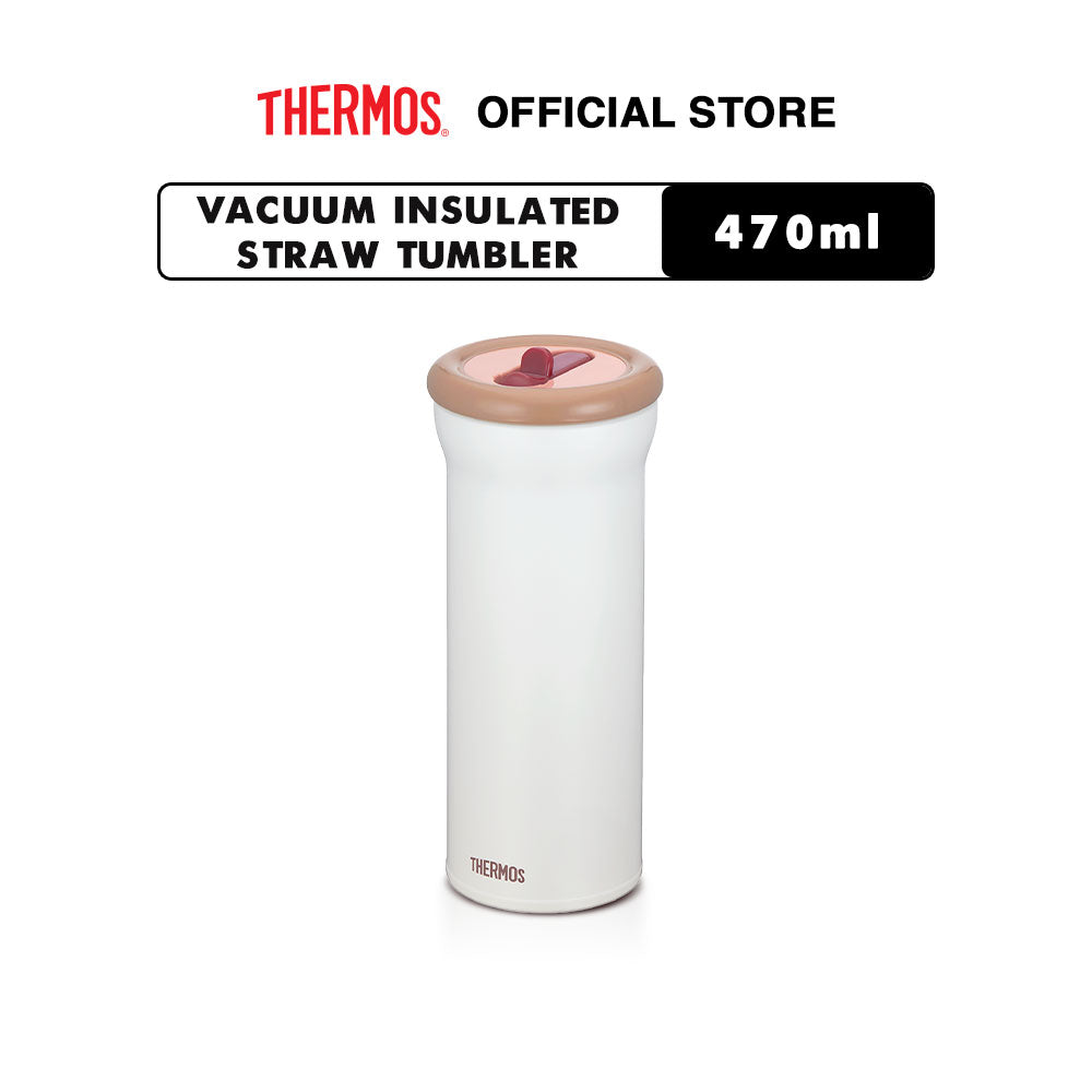 [NEW LAUNCH] Thermos Vacuum Insulated Straw Tumbler 470 ml