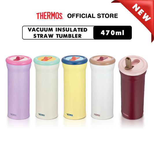 [NEW LAUNCH] Thermos Vacuum Insulated Straw Tumbler 470 ml