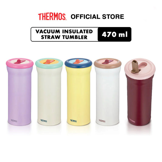 Thermos Vacuum Insulated Straw Tumbler 470 ml