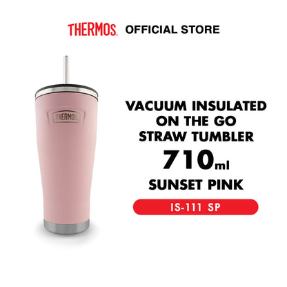 Vacuum Insulated On The Go Straw Tumbler 710ml