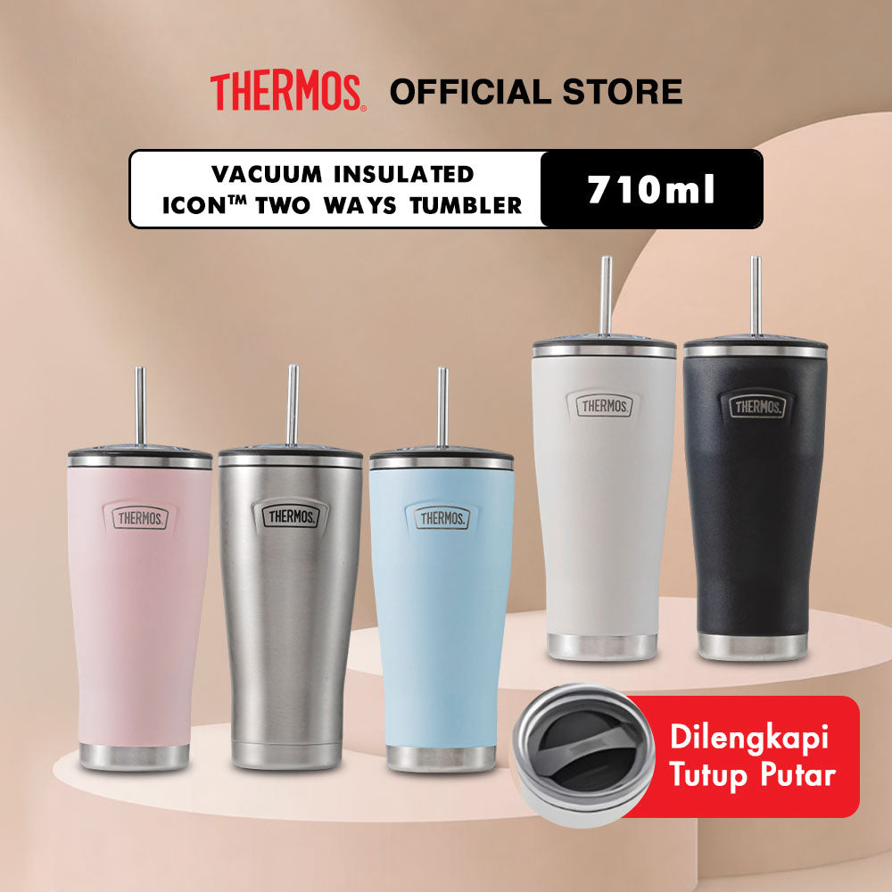 Thermos Vacuum Insulated Icon Two Ways Tumbler 710ml