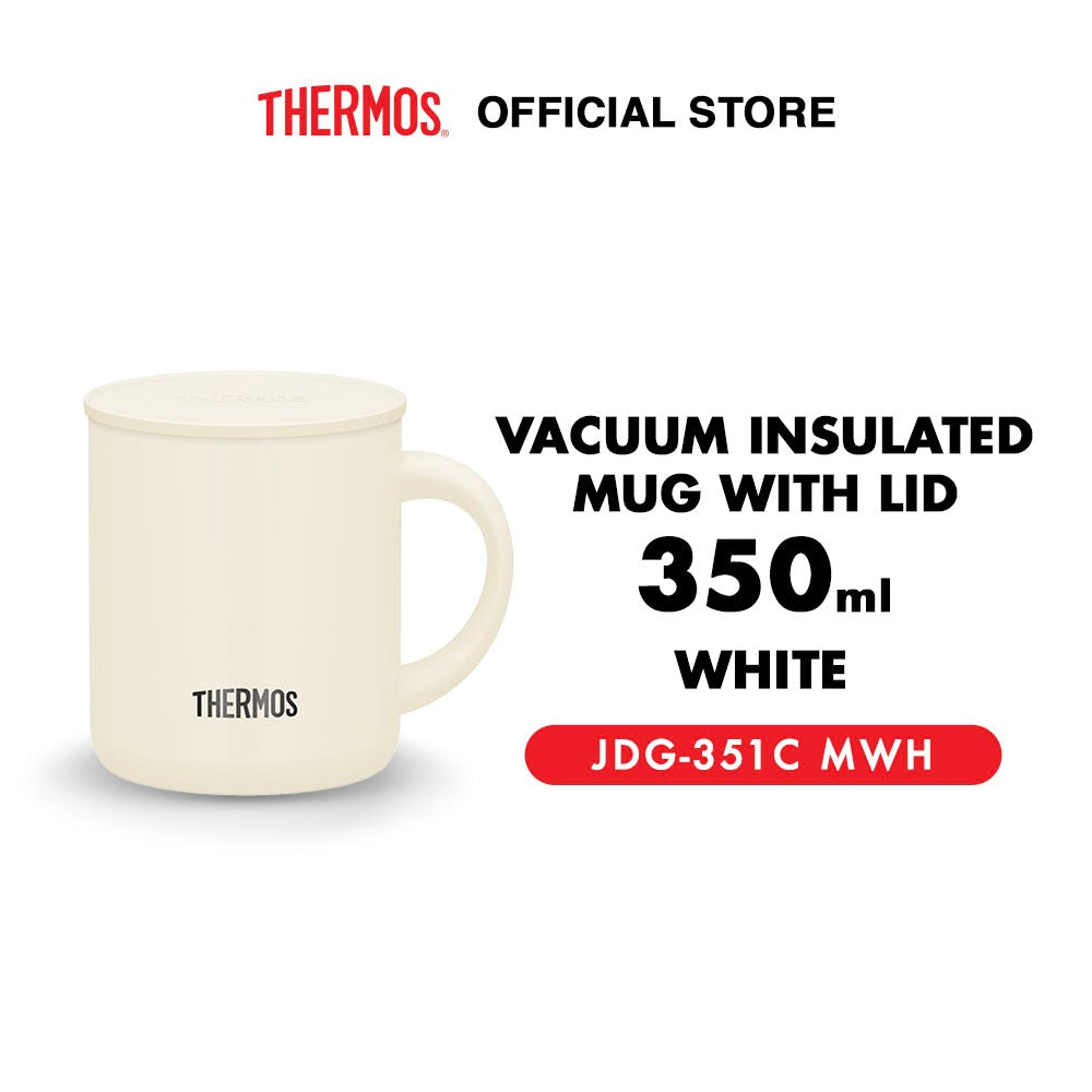 Thermos Vacuum Insulated Mug with Lid - 350 ml (JDG-350)