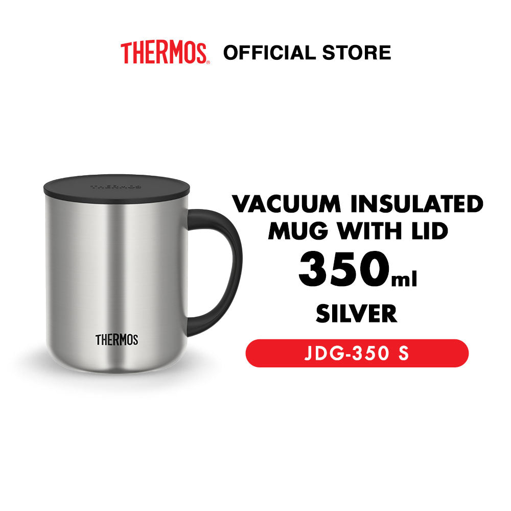 Thermos Vacuum Insulated Mug with Lid - 350 ml (JDG-350)