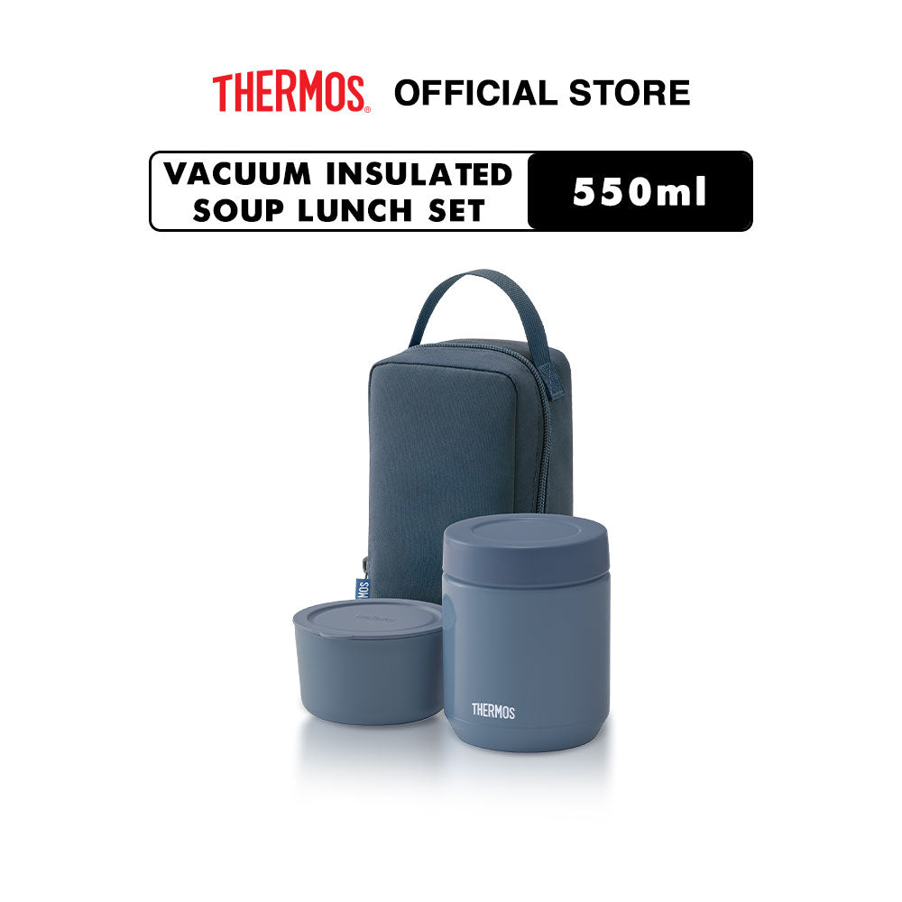 [HOT PRODUCT] Thermos Vacuum Insulated Soup Lunch Set 550ml