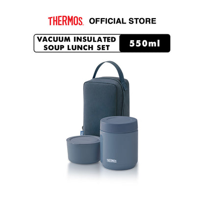 [HOT PRODUCT] Thermos Vacuum Insulated Soup Lunch Set 550ml