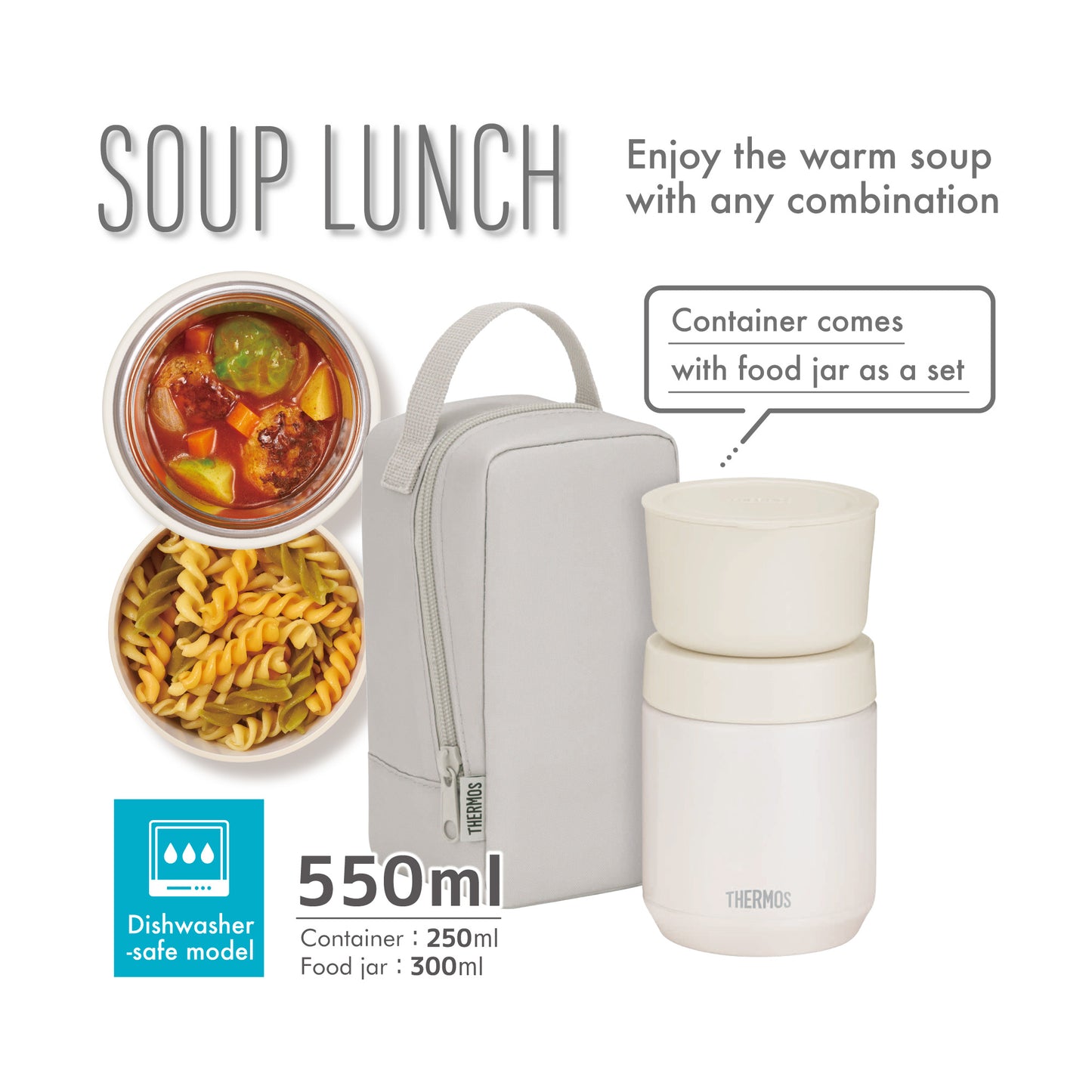 Thermos Vacuum Insulated Soup Lunch Set 550ml