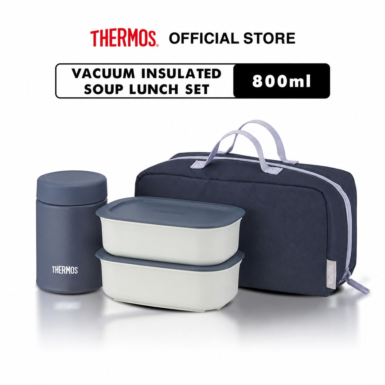 [BEST SELLER] Thermos Vacuum Insulated Soup Lunch Set 800ml