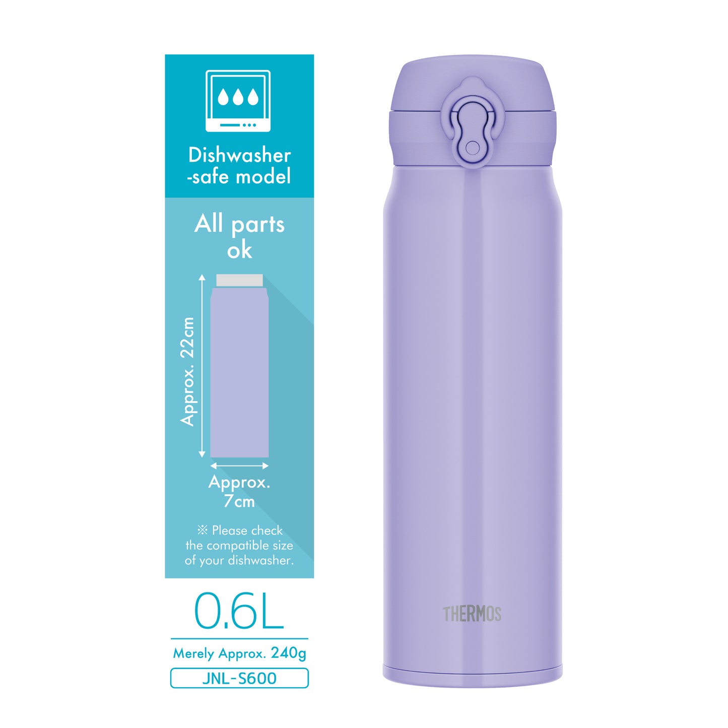 Thermos Vacuum Insulated Mobile Mug 600ml - 750ml