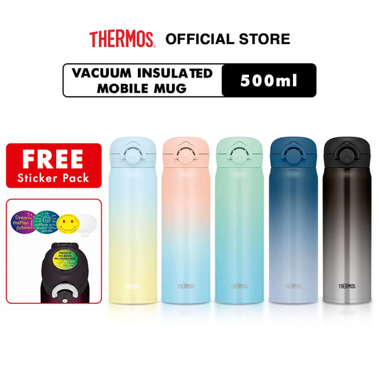 Thermos Vacuum Insulated Mobile Mug 500ml + FREE STICKER