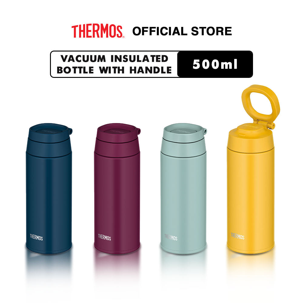 Thermos Vacuum Insulated Bottle with Handle 500ml
