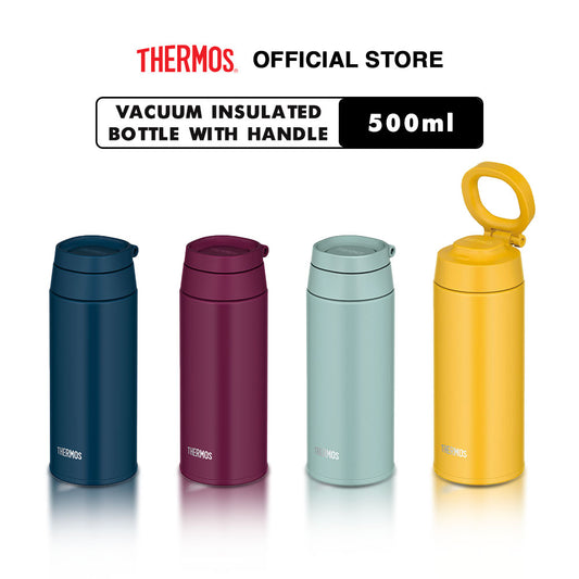 Thermos Vacuum Insulated Bottle with Handle 500ml