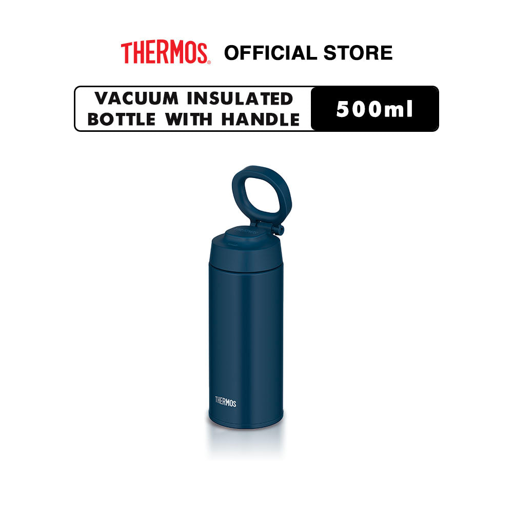 Thermos Vacuum Insulated Bottle with Handle 500ml