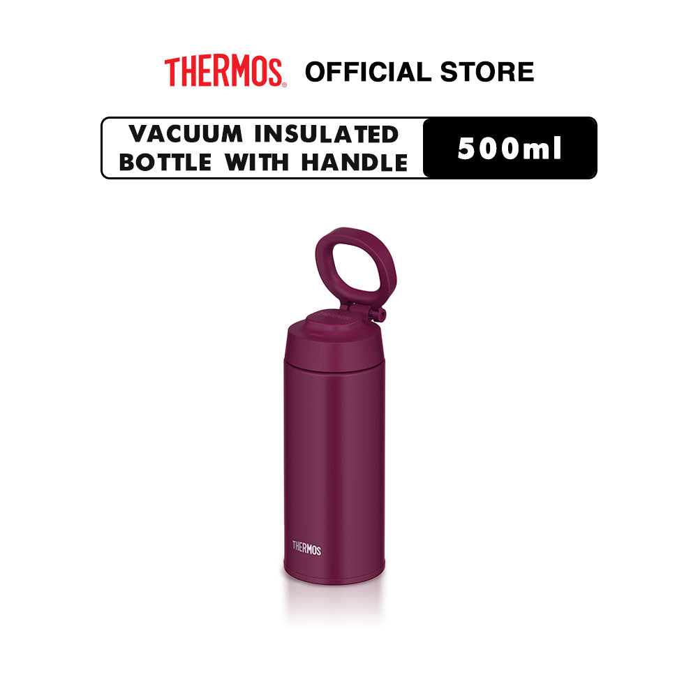 Thermos Vacuum Insulated Bottle with Handle 500ml