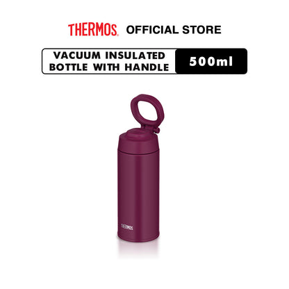 Thermos Vacuum Insulated Bottle with Handle 500ml