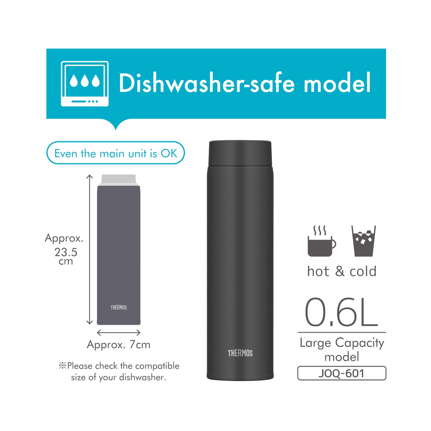 Thermos Vacuum Insulated Portable Tumbler 600 ml