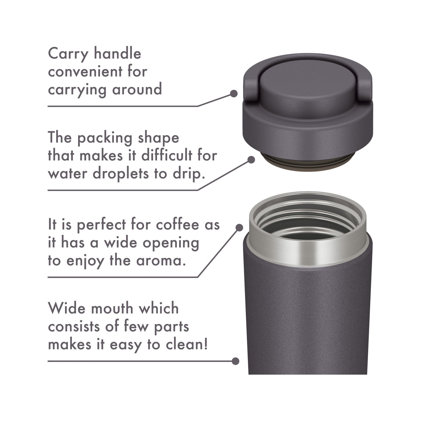 Thermos Vacuum Insulated Mobile Tumbler 420ml