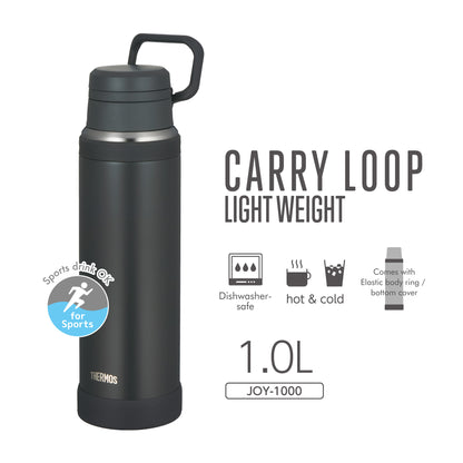 Thermos Vacuum Insulated Tumbler with Handle 1000 ml