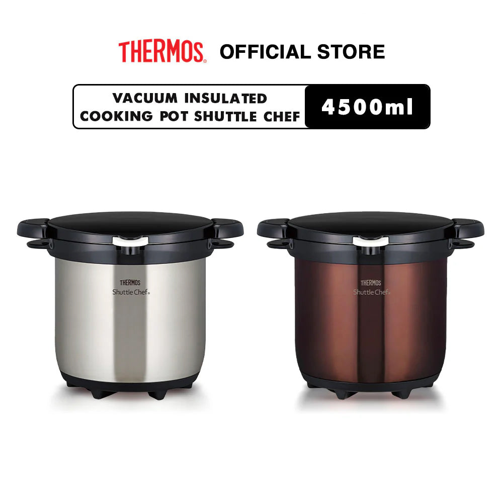 [HOT PRODUCT] Thermos Vacuum Insulated Cooking Pot Shuttle Chef 4500ml