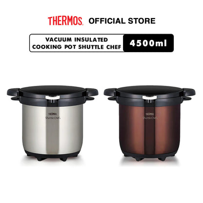 [HOT PRODUCT] Thermos Vacuum Insulated Cooking Pot Shuttle Chef 4500ml