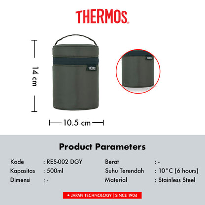 Thermos Vacuum Insulated Food Jar Pouch 500ml