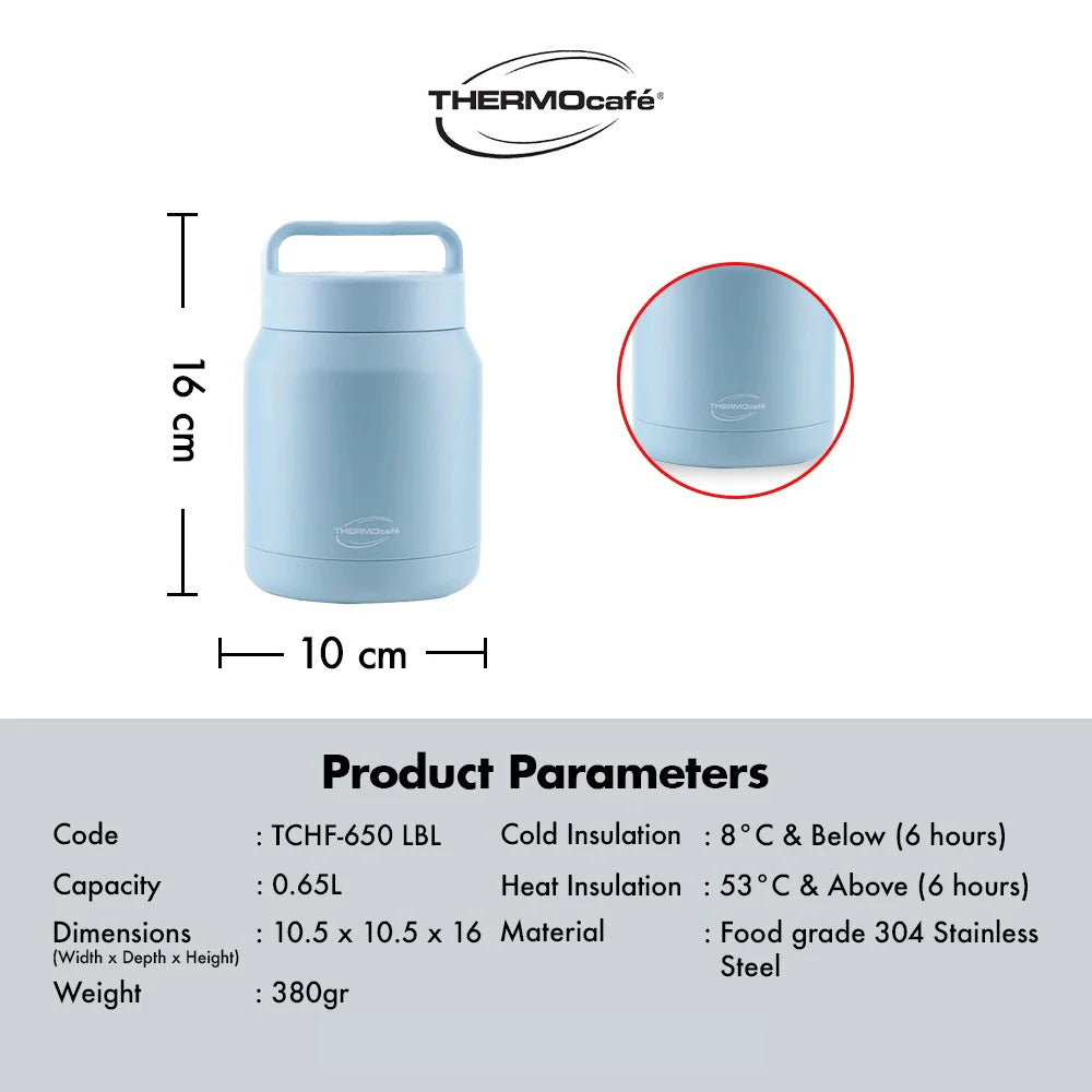 [BEST SELLER] Thermocafe Vacuum Insulated Food Jar - 650ml