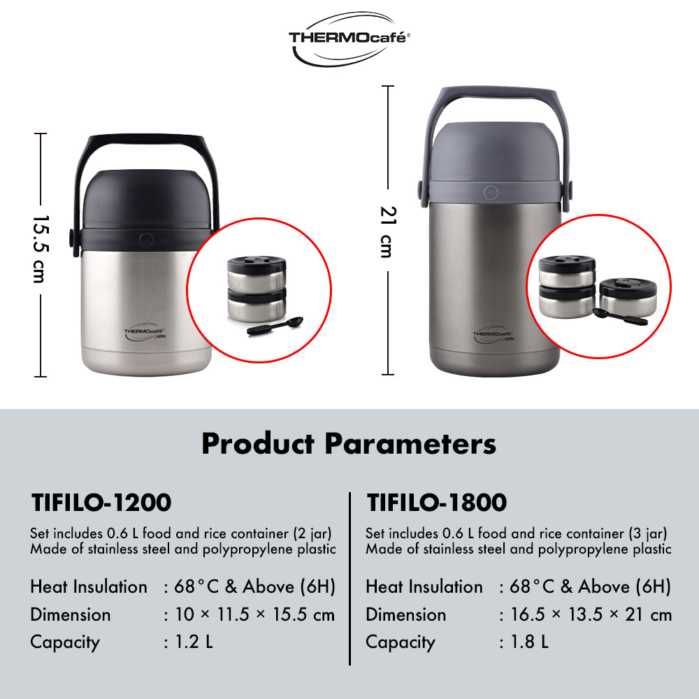 [HOT PRODUCT] Thermocafe Vacuum Insulated Soup Lunch Set