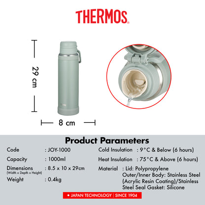 Thermos Vacuum Insulated Tumbler with Handle 1000 ml