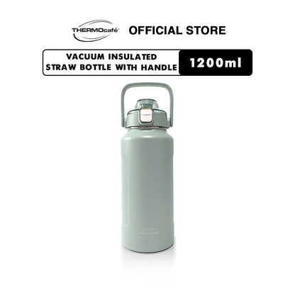 Thermocafe Vacuum Insulated Straw Bottle With Handle 1200ml