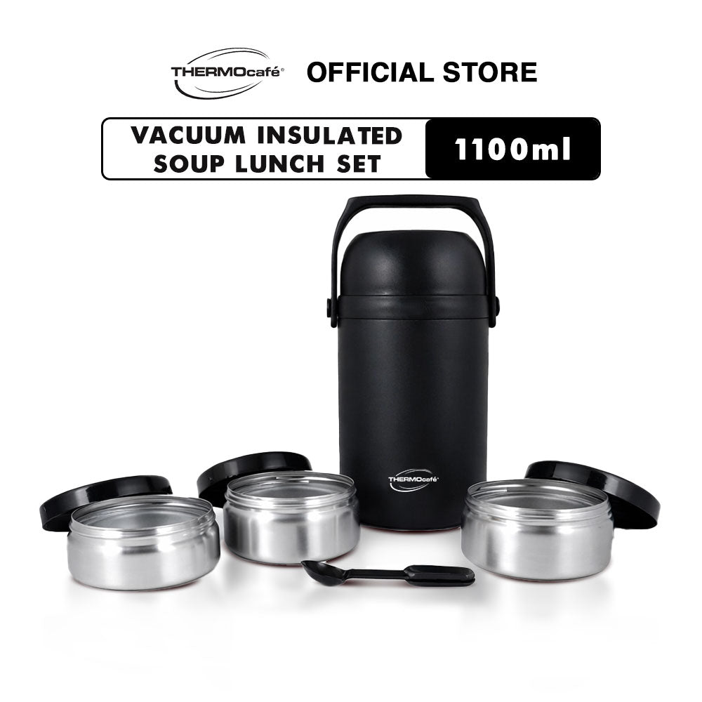 Thermocafe Vacuum Insulated Soup Lunch Set 1100ml
