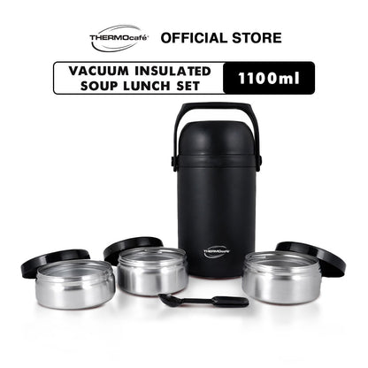 Thermocafe Vacuum Insulated Soup Lunch Set 1100ml