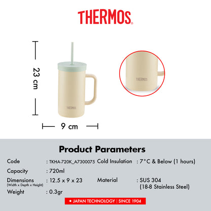 Thermos Vacuum Insulated Cup With Straw