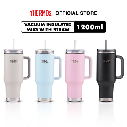 Thermos Vacuum Insulated Mug With Straw