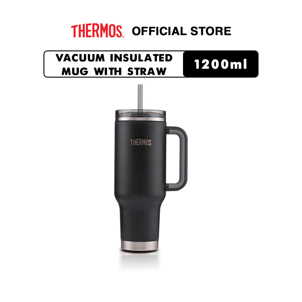 Thermos Vacuum Insulated Mug With Straw