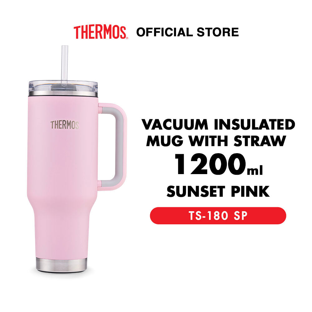 Thermos Vacuum Insulated Mug With Straw