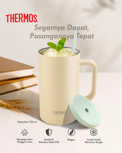 Thermos Vacuum Insulated Cup With Straw